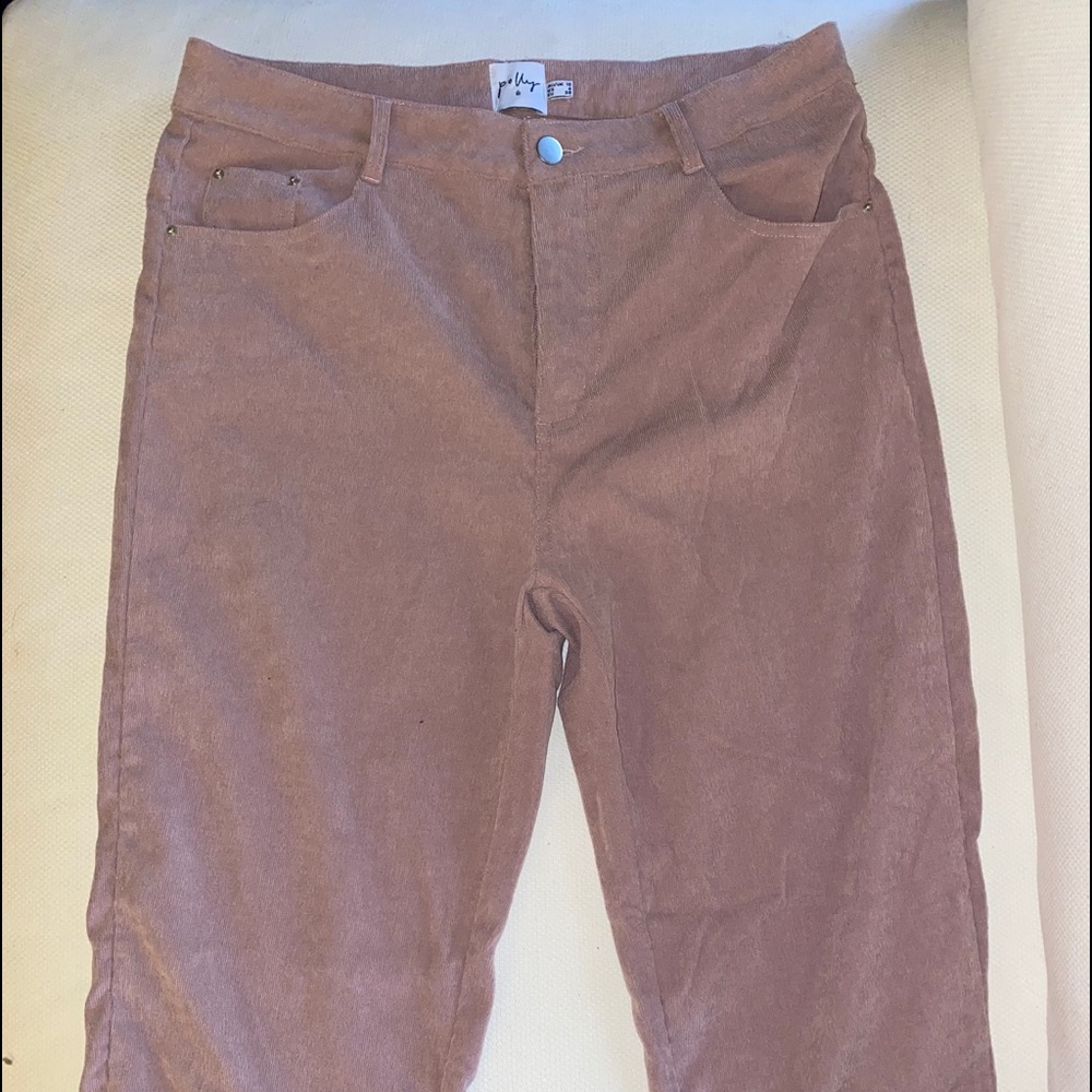 Princess Polly corduroy light pink pants